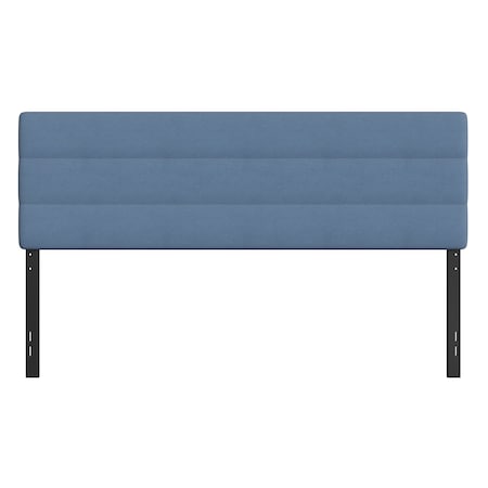 Flash Furniture Blue Tufted Fabric Upholstered King Headboard TW-3WLHB21-BL-K-GG